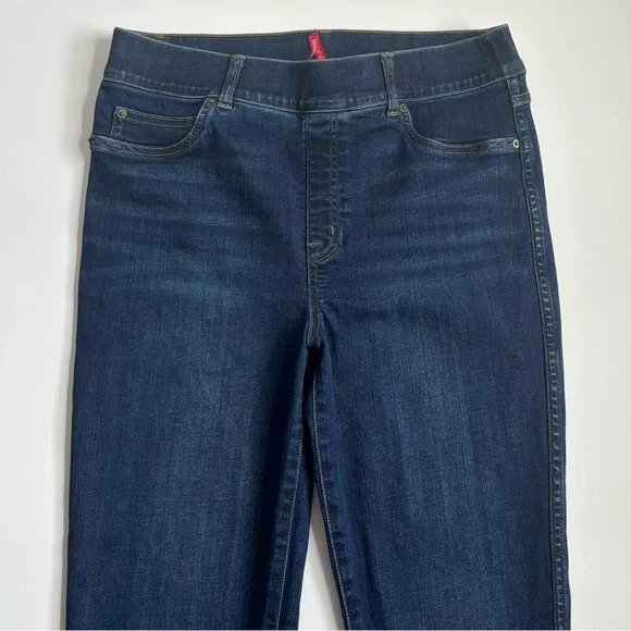 Spanx Ankle Skinny Pull On Jeans Midnight Shade Size Large Style no. 20342R - Picture 12 of 14
